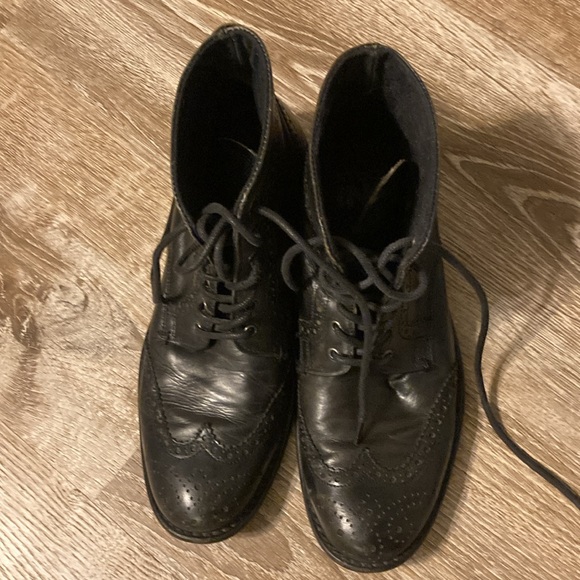Studio ink black leather men’s dress boots size 9 - Picture 2 of 6